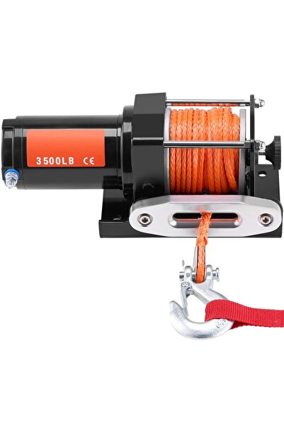 OEM Troliu electric 12V DC, capacitate 1588 kg, Lungime cablu 12 m, Telecoman...