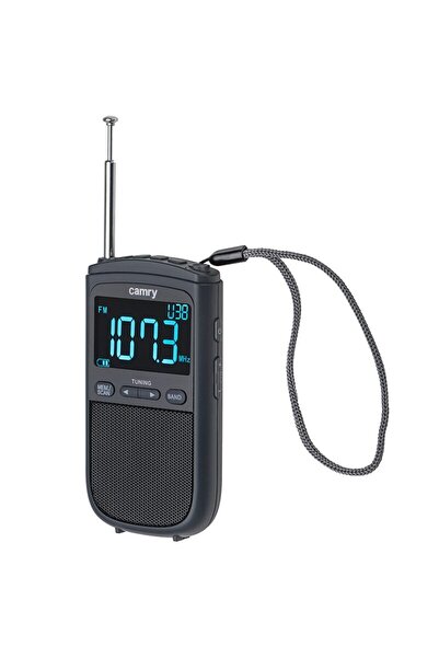 CAMRY Mini Radio portabil AM/FM, antena telescopica, Afisaj Digital, Acumulat...