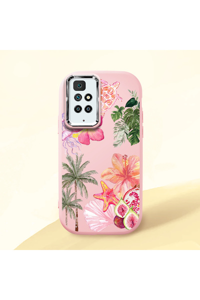 ucuc Redmi 10 2022 Compatible Shock-Absorbing Camera Protected Pink Silicone ...