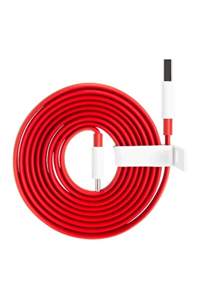 Interlook Cablu de încărcare USB Dash, Interlock, Metalic, Pentru OnePlus, Roșu