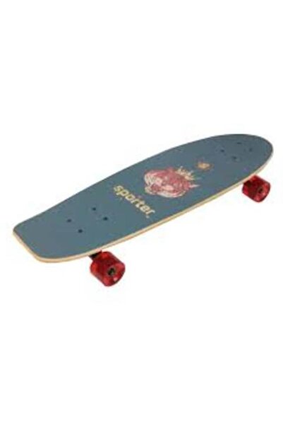 Sporter Skateboard ABEC-9, Roți din PU, Multicolor