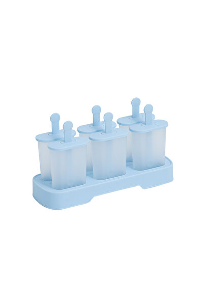 Choice Blue Set 6 Pieces Popsicle Molds Ice Popsicle Maker-BPA Free,Easy-Rele...