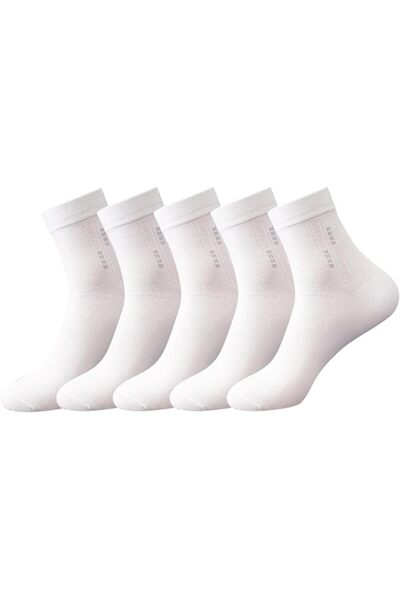 GENERAL Infino ™   5 Pairs of Men's 100% Cotton Socks: Mid-Calf, Formal, Mois...