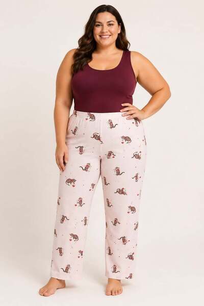Pemilo Women's plus size catsuit