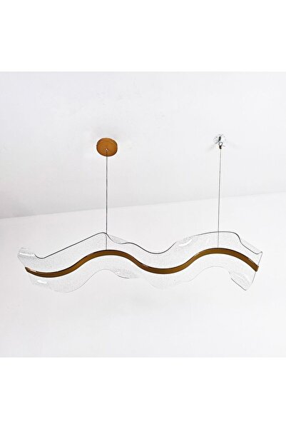 Danube Home Prism LED Dining Acrylic Pendant 3 Color Dimmable Light - 100cm, ...
