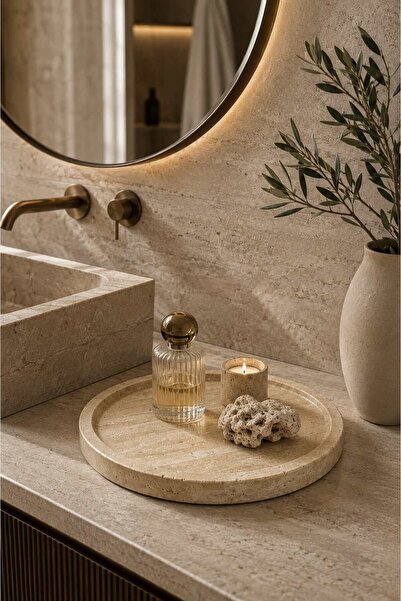 Marbello Tray - Beige - 1