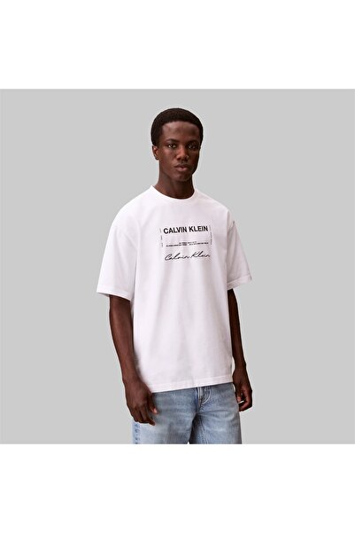 Calvin Klein Τζιν 16s Γραφικό Μπλουζάκι Απριλίου Μ