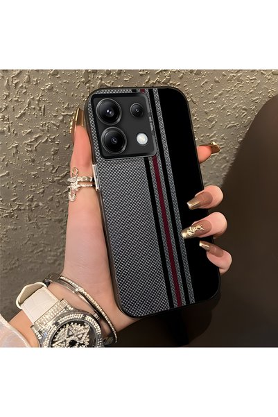 CHICASELUX حافظة صلبة بنمط شريط عمودي أنيق وعالي الجودة متوافقة مع هاتف Redmi...