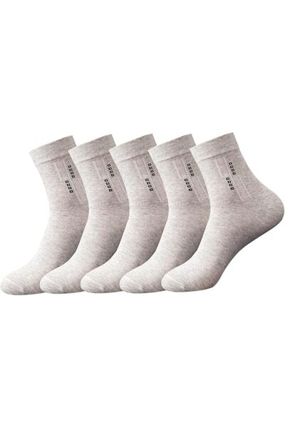 GENERAL Infino ™   5 Pairs of Men's 100% Cotton Socks: Mid-Calf, Formal, Mois...