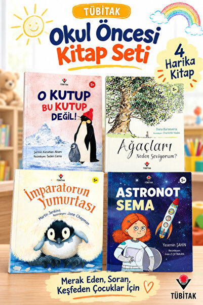 Tübitak Yayınları Okul Öncesi / Astronot Sema - Ağaçları Neden Seviyorum - İm...