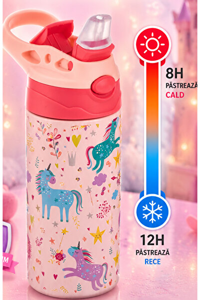 Generic Brand Θερμός - Ροζ - 500 ml