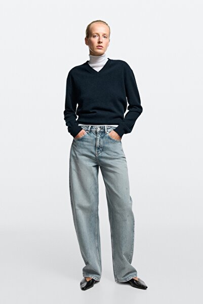 Massimo Dutti Orta bel barrel fit jean