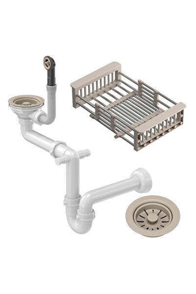Granitan Cos Organizator Telescopic Sub Chiuveta cu 1 Compartiment Ajustabil,...