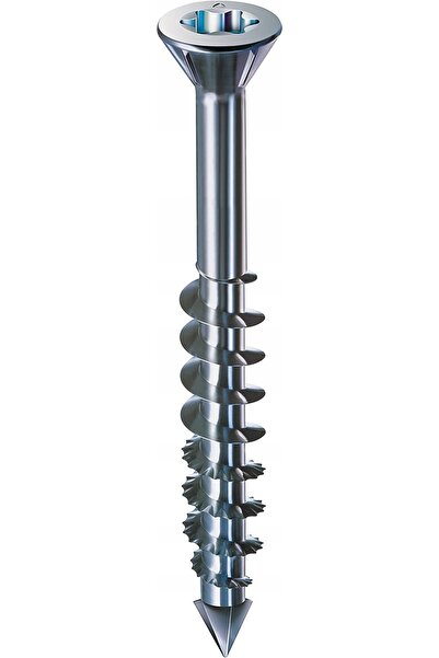 Spax Șurub pentru plăci MDF (200) SPAX-M alb galvanizat 4.545MM cap mic - SXM...