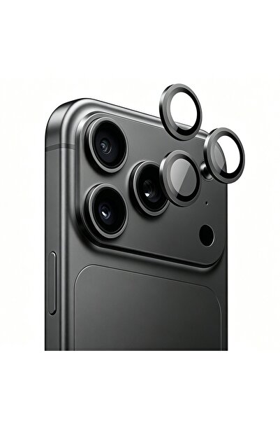 EHZ TEKNOLOJİ iPhone 18 Pro Max Compatible One by One Aluminum Sapphire Camer...