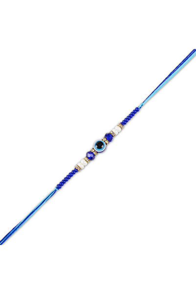 MADHOOR Rakhi Evil Eye Crystal Blue