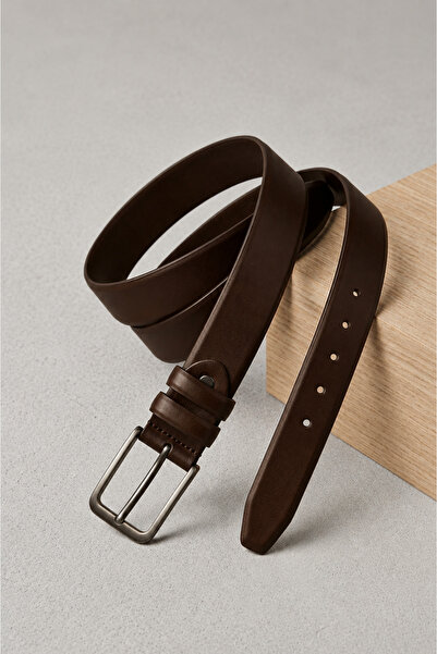 bihan store Seamless Plain Faux Leather Belt – Simple and Classic Design 1300