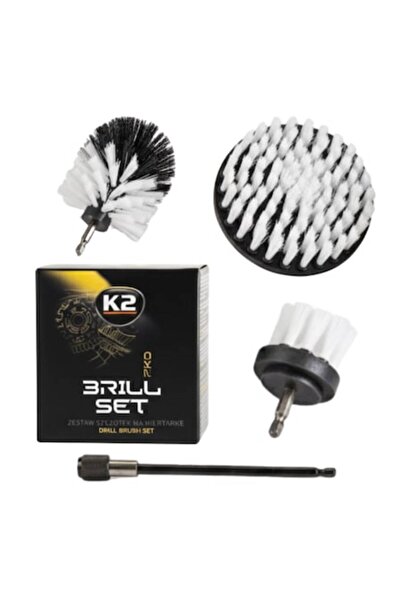 K2 Σετ Βουρτσών Τρυπανιού Brill Pro, 4 τεμάχια, πολύχρωμο, 150mm