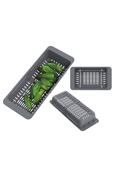 Granitan Cos Pliabil Chiuveta Granitan, Scurgator Universal Reglabil 32-46cm,...