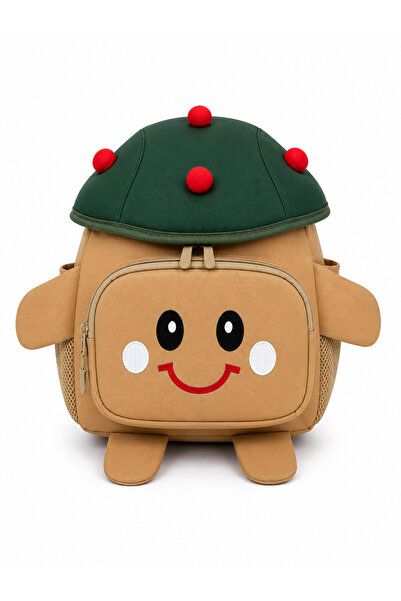 QUOVO Kawaii Tarzı Özel Tasarım Anaokulu Su Geçirmez Ortopedık Anaokulu Çanta...