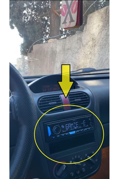 Genel Markalar Opel Corsa C Combo C Tek Parça Teyp Çerçevesi 3D