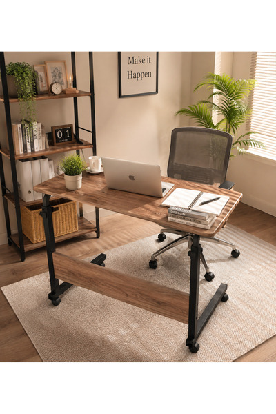 Homedora Öğrenci Çalışma Masası 80x40 cm – Modern Tekerlekli Ergonomik Ders v...
