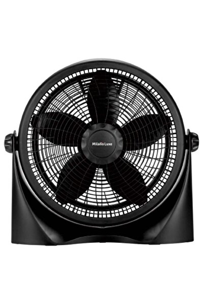 Milano Aero Luxe 16 Inch Desk Fan 16000 Cmh, Black, 52.2 x 16.2 x 48.7 cm, 55...