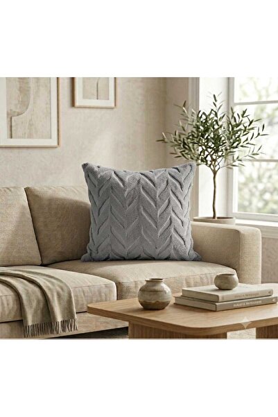 Genel Markalar Peluş Kırlent Kılıfı 40x40 Fermuarlı