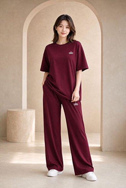 ZEMLİYA Unisex Oversize T-Shirt & Wide-Leg Pants Set