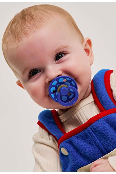 Bibs Studio Colour Polka Mega Emzik-Cornflower Breeze 6+ Ay