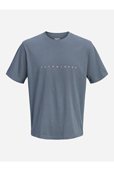 Jack & Jones Charcoal Regular Fit Short Sleeve T-Shirt