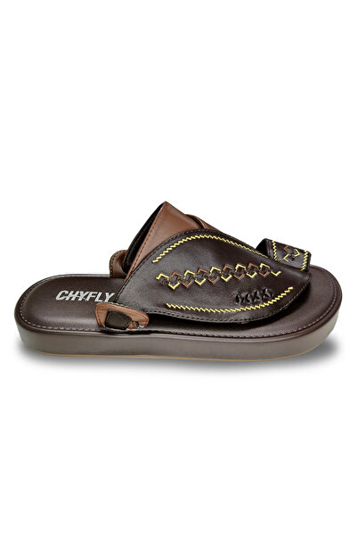 Huskswear Comfortable Home Slippers, Coffee Color, Size 43, Model 25Cf208