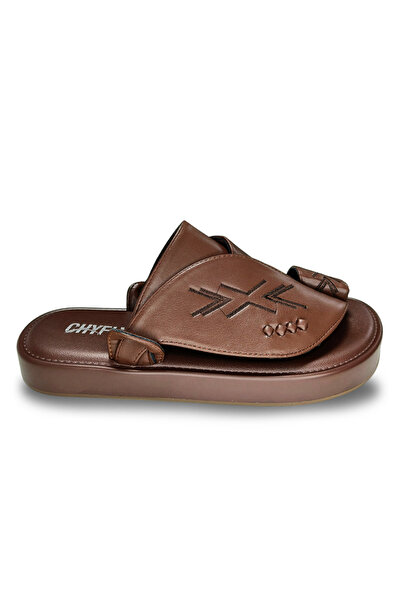 Huskswear Comfortable Home Slippers, Brown Color, Size 45, Model 25Cf203