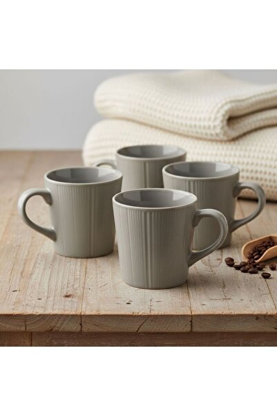 Cuisine Art , Eve 4 Piece Mug Set-300ml-Assorted, Multi Color, Stoneware, Mug...