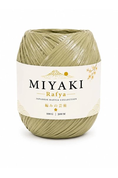 knitme Miyaki Rafya Green 100 Gr 300 Mt Knitting Yarn Bag Yarn Supla Yarn