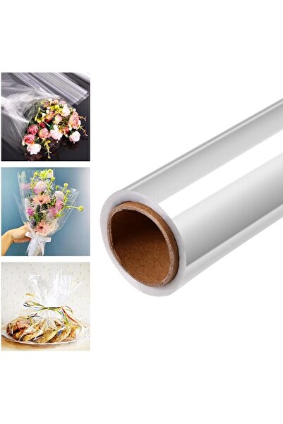 GENERAL Packing Roll Transparent Clear Cellophane Wrap Roll, Flowers Baskets ...