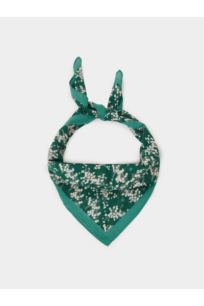 Styli Green Floral Scarf