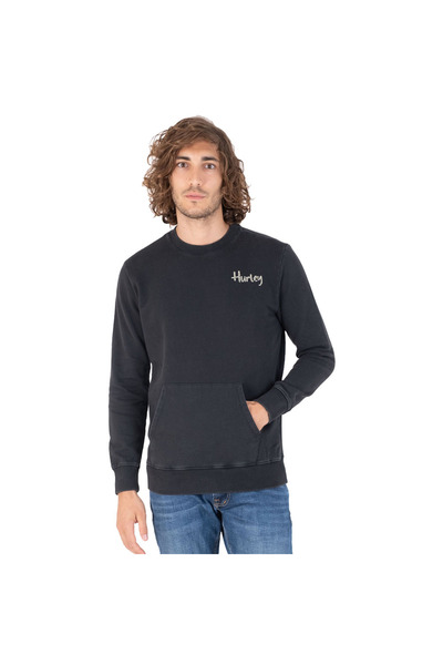 Hurley Ανδρικό Φούτερ Cobra Oceancare με Πλυμένη Όψη, Μεγέθους L