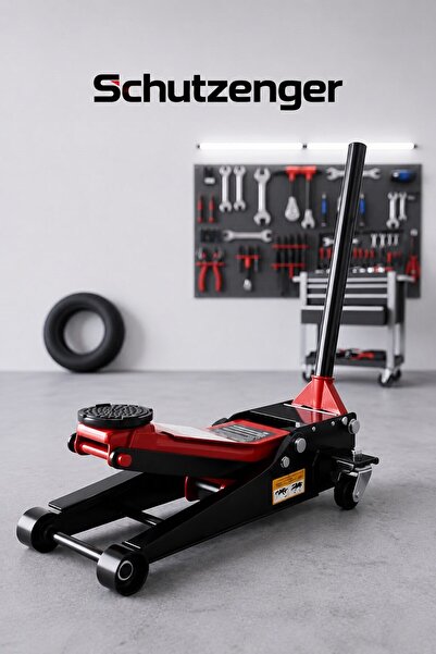 SCHUTZENGER 3 TON KRİKO AĞIR HİZMET TİPİ SANAYİ KRİKO GÜÇLENDİRİLMİŞ ÇİFT PİS...