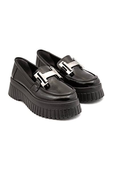 Mamito Ayakkabı Bln 1453 Buckle Detailed Thick Sole Loafer