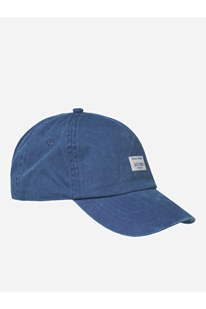 Jack & Jones Blue Badge Detail Cotton Cap