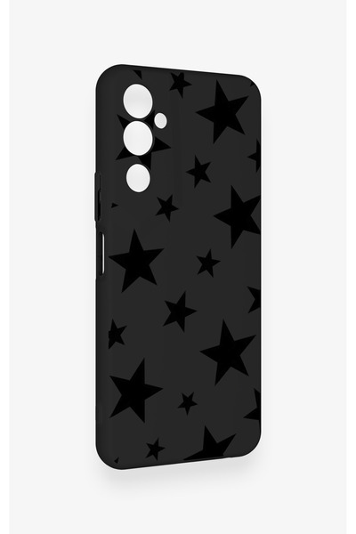 Vip Case Tecno Pova Neo 2 Uyumlu Siyah Star Desenli Silikon Kılıf