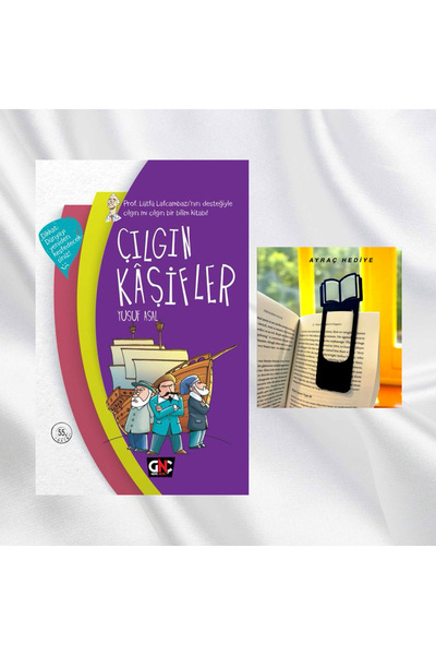 Genç Nesil ÇILGIN KAŞİFLER / CİLTLİ / KİTAP FİGÜRLÜ KİTAP AYRACI HEDİYE