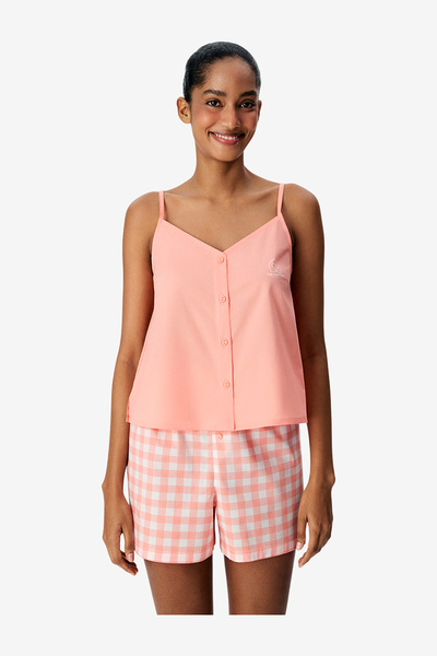 Penti Women's Pink Soft Cotton Everyday Camisole