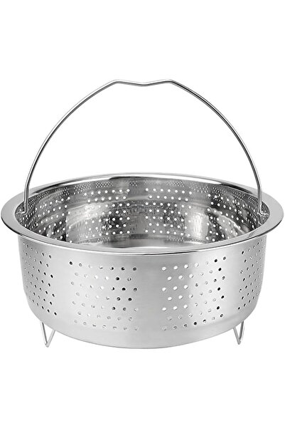 GENERAL Stainless Steel Steamer Basket with Handle for Cooking Rice, Metal St...