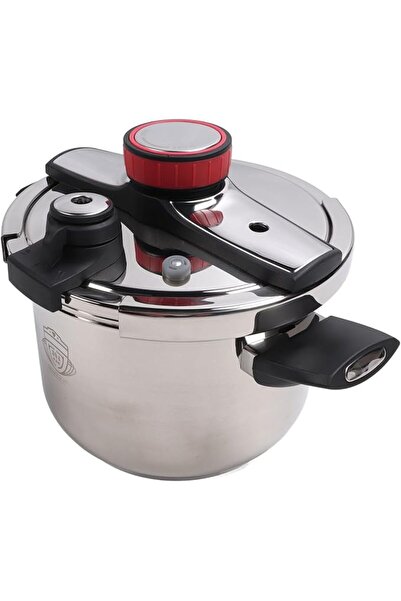GENERAL 80 Kpa Stainless Steel Pressure Cooker with Basket, 6-Liter Pressure ...