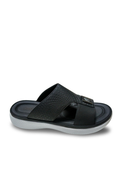 Huskswear نعال منزلية مريحة، لون أسود، مقاس 43، موديل 25CF7104