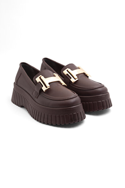 Mamito Ayakkabı BLN 1453 Loafer με χοντρή σόλα και λεπτομέρεια με αγκράφα