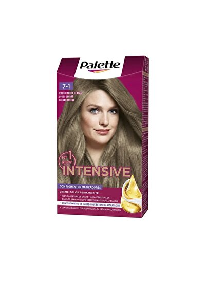Palette Vopsea de par permanenta pentru culoare intensa INTENSIVE 7.1 blond c...