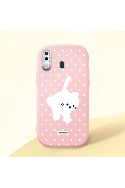 ucuc Samsung Galaxy A20 Compatible Shock-Absorbing Camera Protected Pink Sili...